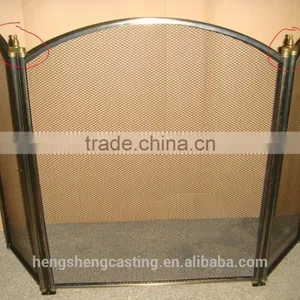 Unique Painted Wrought Iron Fireplace Screens thumbnail-6