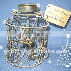 Gold Wire Decorative Tea-light Holder Craft thumbnail-1