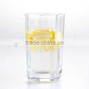2016 New Style High Quality Clear Polygon Water Glass thumbnail-2