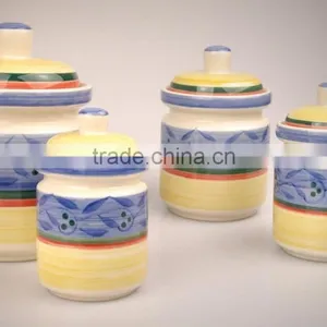 4pcs Ceramic Canister Set thumbnail-1