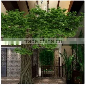 Artificial Live Ficus Tree Landscape Trees Plastic Tree Ornamental Foliage Plants thumbnail-1