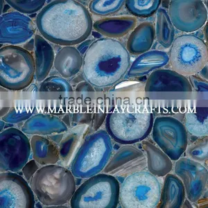 Decorative Blue Stone Agate Slabs thumbnail-1