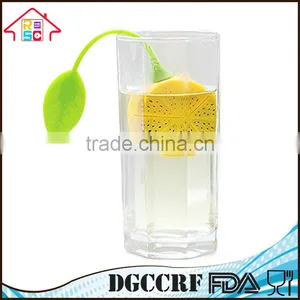 Food Grade Reusable Silicon Lemon Shape Tea Bag thumbnail-1