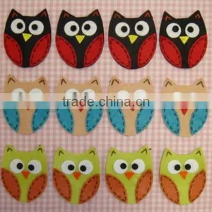 High Quality Polyester Felt Stone Garden Owl Ornaments Pendant Toy Keychain Custom Animal Shape Design Manufacturer in China OEM thumbnail-1
