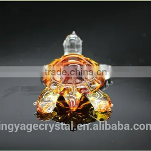 Wholesale Crystal Yellow Turtle Animal Model Gift as Business Gift/ Home Appliances Gift thumbnail-4