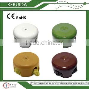 Retro Porcelain Junction Box With Rubber Plug/ceramic Wall Socket & Light Switch thumbnail-4