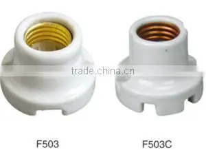 Edison Screw Shell Type of Ceramic Porcelain Lamp Holder / Lamp Socket E27 E27 thumbnail-2