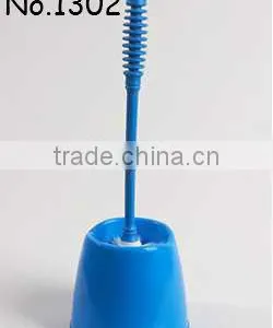 New Design Plastic Toilet Brush Plastic Cleaning Brush Sets With Holder thumbnail-1