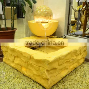 Indoor Decorative Fountains / Indoor Fountain Sculpture / Fengshui Ball Fountain thumbnail-1