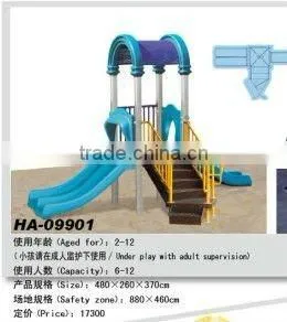 THE LARGEST OUTDOOR PLAYGROUND EQUIPMENT MANUFACTURER IN SOUTH CHINA - FUNNY LITTLE SLIDE OUTDOOR (HA-09901) thumbnail-1