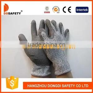 DDSAFETY China Wholesale Merchandise Cut Resistant PU Coated Gloves thumbnail-1