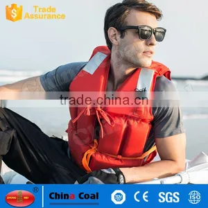 Customerized Orange Reflective Life Vest With Lifesaving Whistle thumbnail-1