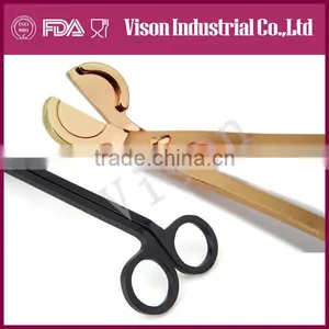 2006 Candle Wick Trimmer/snuffer/dipper Candle Scissors Stainless Steel All thumbnail-1