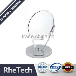 Chrome Finishing Metal 3x Magnification Decorative Desktop Makeup Mirror thumbnail-1