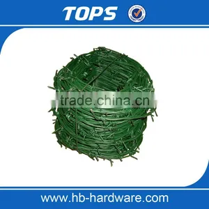 Factory Price PVC Coated and Galvanized Barbed Wire thumbnail-1