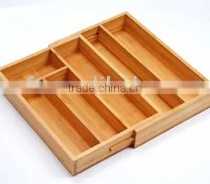 Bamboo Drawer Organizer thumbnail-1