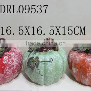 Colorful Pumpkin Ceramic Lantern Festival Holloween Decorations thumbnail-4