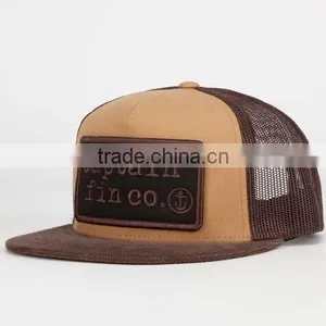 Custom 5 Panel Embroidery Patch Trucker Cap Mesh Cap thumbnail-5
