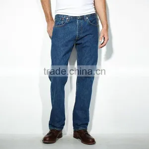 Denim Jeans Pant. Stone Washed Faded Jeans thumbnail-1