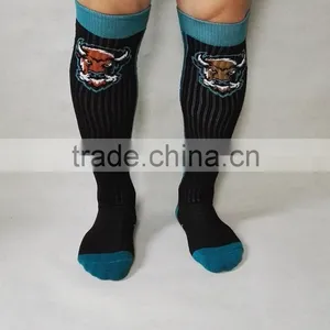 Custom Wholesale Knee High Football Soccer Socks thumbnail-1
