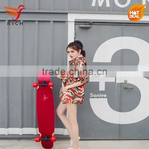HSCW09 High Quality Fashionable Custom Four Wheel Canadian Maple Skateboard thumbnail-4