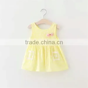 Children's Clothing Sleeveless Summer Skirt Sling Dresses Red Heart Printed Kids Model Dress thumbnail-2