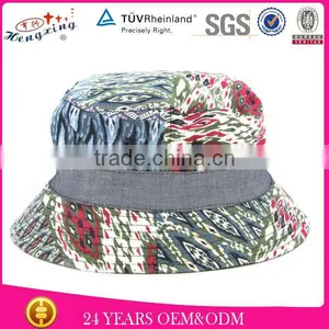 Funny Men Designer Double Side Printing Cotton Cheap Bucket Hat thumbnail-1