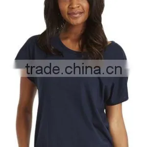 Next Level Apparel Ladies' Ideal Dolman Tee - 60% Combed Ring-spun Cotton, 40% Polyester Jersey and Comes With Your Logo thumbnail-2