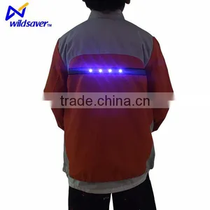 Unique High Visibility LED Glowing Reflective Traffic Safety Kid Jacket thumbnail-3