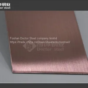 High Precision Cold Rolled Stainless Steel Sheet,coffee Hairline Stainless Steel Plate thumbnail-2