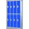 Blue Steel Vertical 8 Door Lockable Storage Cabinet thumbnail-1