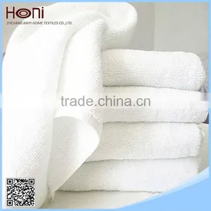 100% Cotton Woven 21S Yarn White Color Hotel Towels thumbnail-3