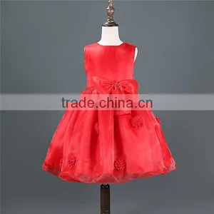 2016 New Korean Children's Clothing Girls Dress Gauze Flower Children Princess Dress Girl Lace Party Dress thumbnail-2