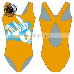 2016 Summer New Sexy High Cut Women Wholesale Contrast Fabric One Piece Swimsuit thumbnail-1