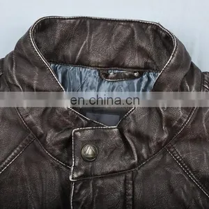 Lastest Fashion Diamond Thin Quilted Stylish Men Long Leather Coat thumbnail-4