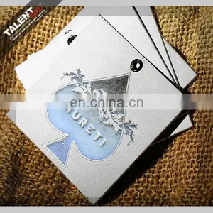 Custom Private Brand Name Printed Kraft Paper Hang Tag With Spot UV Logo for Clothing thumbnail-2