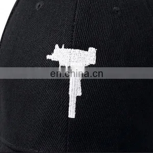 Custom Flat Brim Unstructured 6 Panel Strapback Hat thumbnail-6
