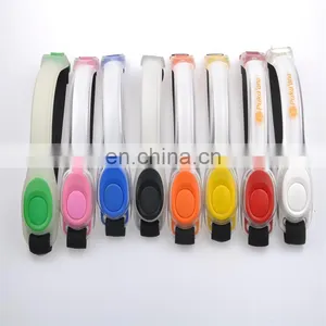 Wholesale Battery Replaceable PVC Reflective Safety Night Running Light Led Armband thumbnail-5