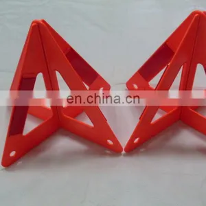 High Visibility Triangle Traffic Sign Safety Accessories Cars Safety Traffic Reflecting Warning Triangle thumbnail-1
