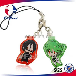 Custom Cartoon Characters Offset Printing Mobile Phone Strap thumbnail-1