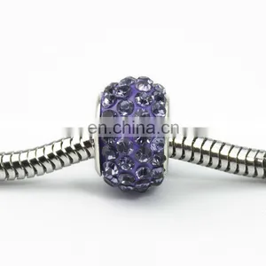 Factory Directly ! Wholesale Big Hole Loose Beads DIY Rhinestone Chain Accessories thumbnail-4