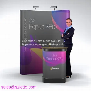 Custom Printed Advertising Equipment Aluminum Portable Tension Fabric Display thumbnail-1