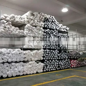 TC 80/20 Bleached White Polyester/cotton Fabric in Roll Grey Shroud Fabric thumbnail-2