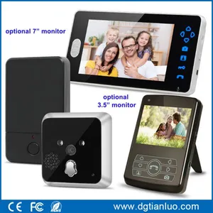 China Manufacturer Europe Style DIY Operated Wireless Call Bell Door Peephole Viewer TL-B701A thumbnail-1