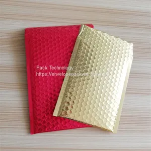 Factory Manufacture Metallic Bubble Mailers Wholesale Custom Aluminized Bubble Envelopes thumbnail-2