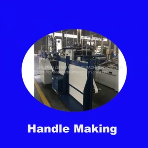 ZB1260S Fully Automatic Sheet Fed Shopping Gift Garment Paper Bag Sack Making Machine With Twisted Handle thumbnail-4