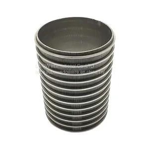 Custom SS304 Stainless Steel Reverse Formed Wedge Wire Cylinder, Wedge Wire Pipe, Tube, Supplier, Manufacturer thumbnail-4