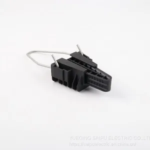Wire and Cable Plastic Wedge Type Anchor Strain Clamp Tension Clamp Dead End Clamps for 1wire thumbnail-3
