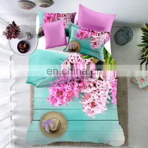 Beautiful Night Scenery Bedding 4 Piece Full 3D Printed Bedclothes Duvet Cover Set With Pillow Case thumbnail-2