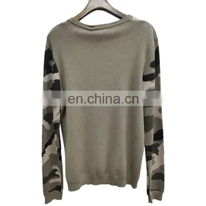 DiZNEW Cashmere Camo Sweater For Male Wholesale Mens Apparel thumbnail-2